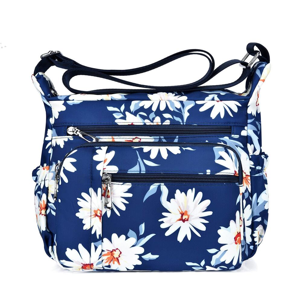 2063 Shoulder Handbag Roomy Multiple Pockets Bag Crossbody Purse Tote Top